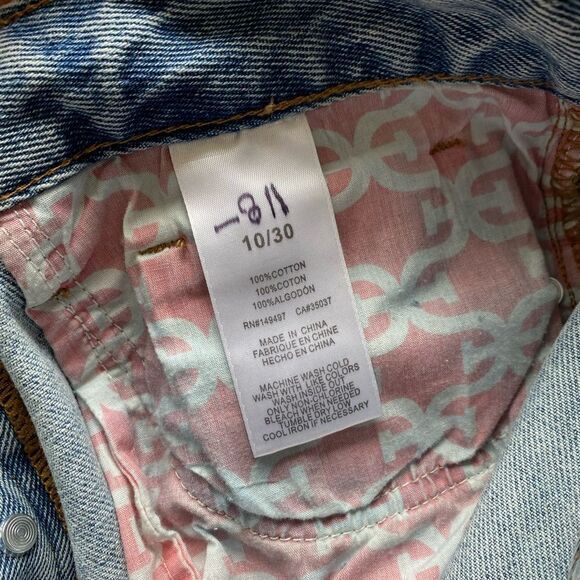 Sam Edelman Jeans Stiletto Straight High Rise Light Size 10 - Picture 5 of 8